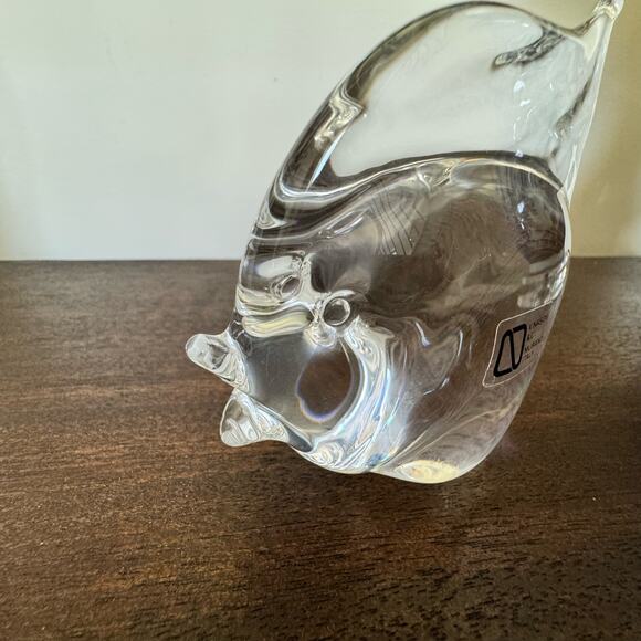 V Nason & C Murano Clear Glass Angelfish Tropical Fish Figurine Statue Unsigned - Picture 10 of 16